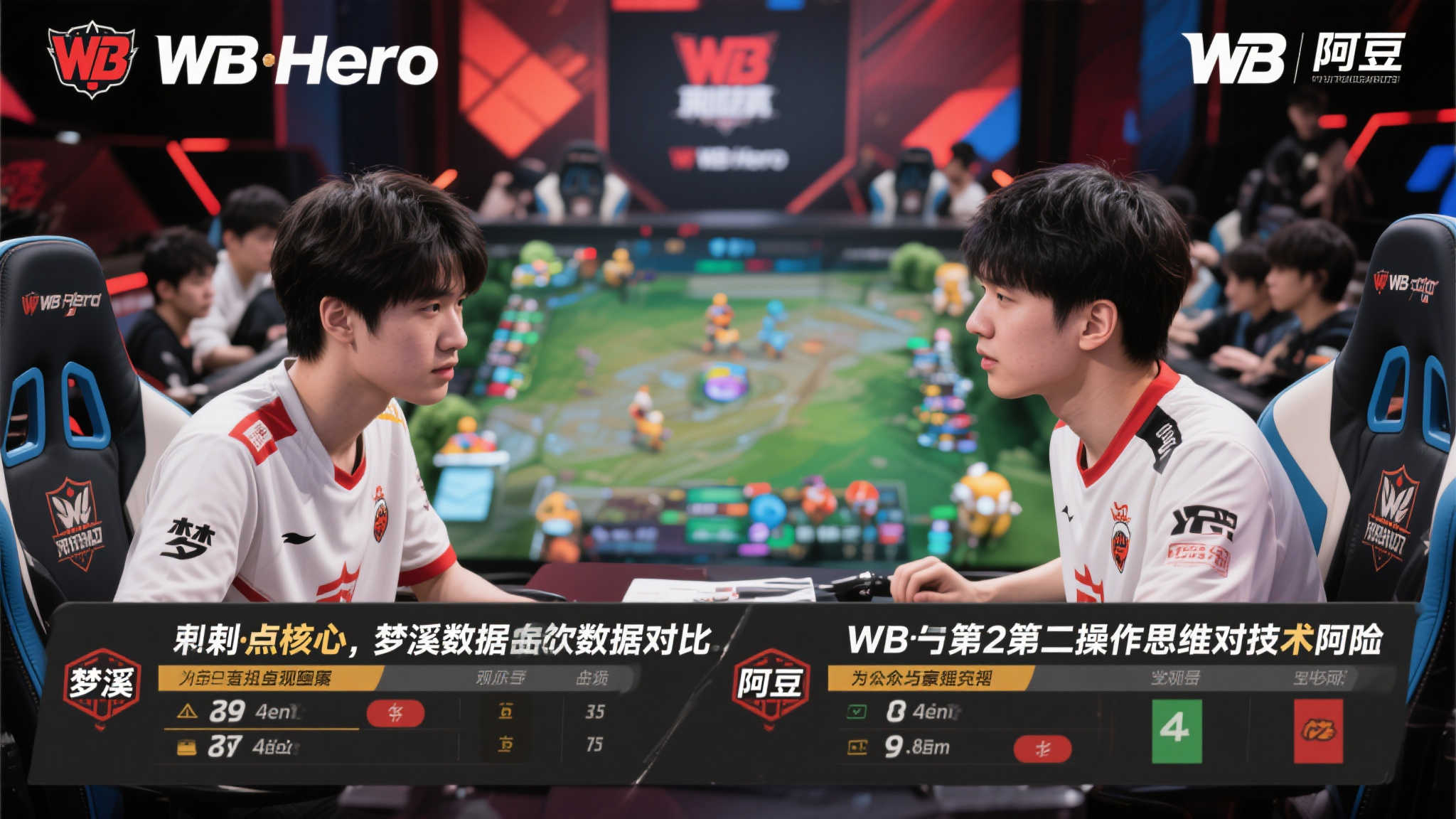 WB/Hero第二局数据解析:梦溪强势包围再压阿豆 WB/Hero第二局数据解析:梦溪强势包围再压阿豆